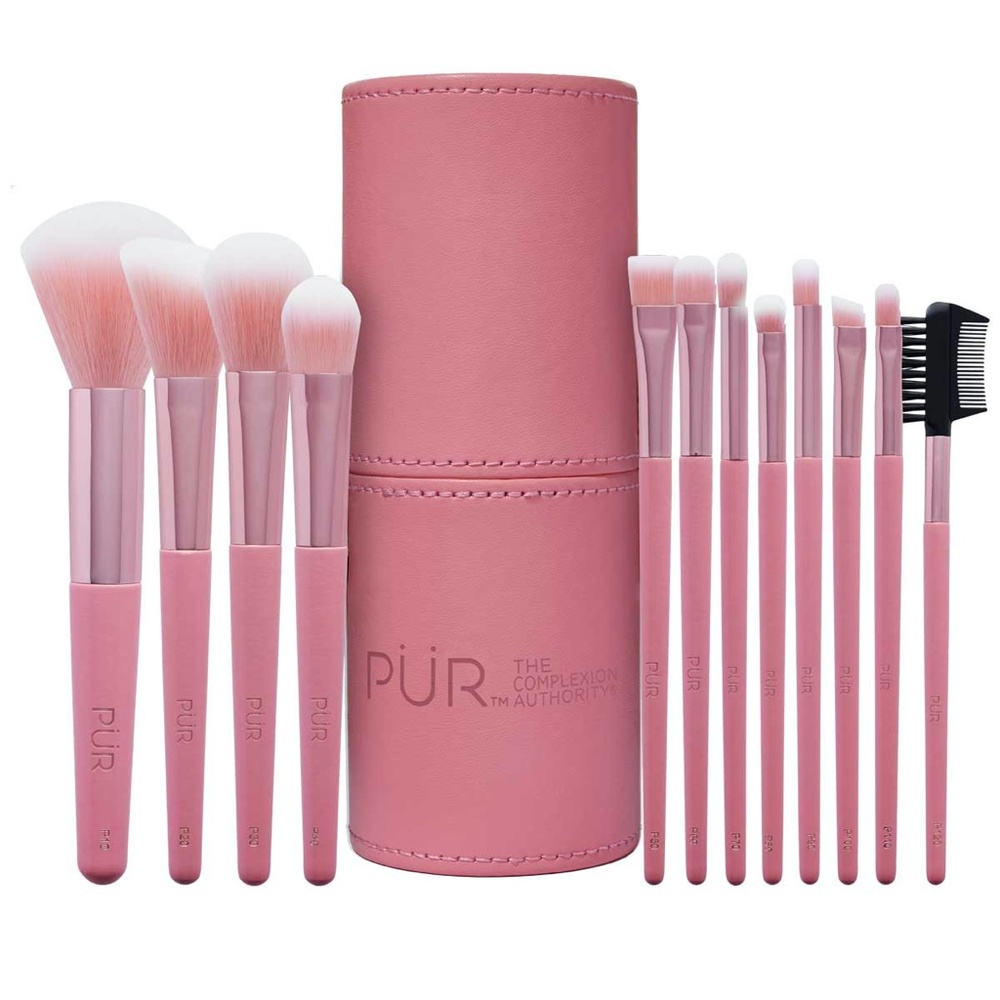 PÜR Travel Essentials 12-Piece Brush Set